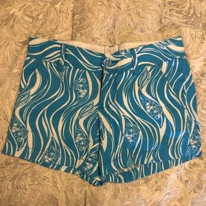 Lilly Pulitzer Joe Fish Callahan shorts size 0